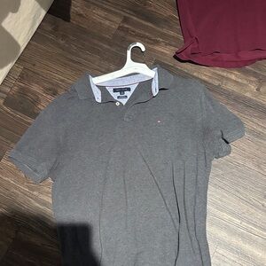 Tommy Hilfiger Men's Charcoal Polo Shirt